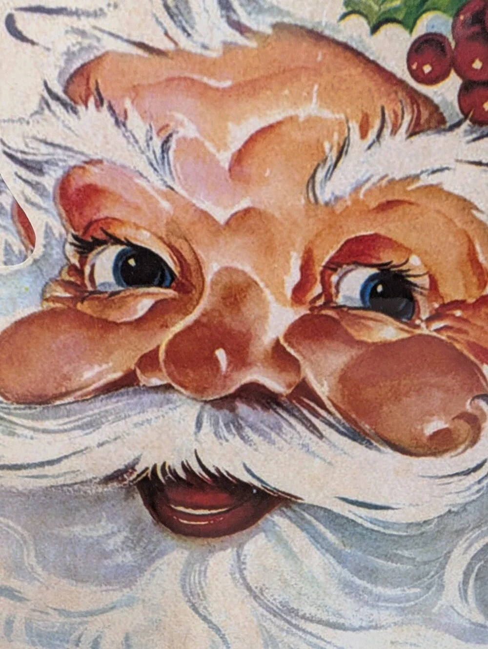 Hester & Cook Santa Claus Red Paper Placemats, Set of 12 Diecuts- Made in USA